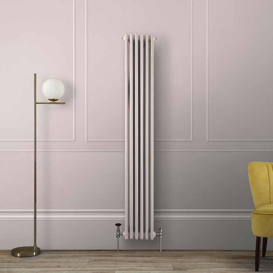 Regent Gliederheizkörper 2-säulig vertikal in Rosa, Höhe: 180 cm, Breite: 29 cm - Bild 1