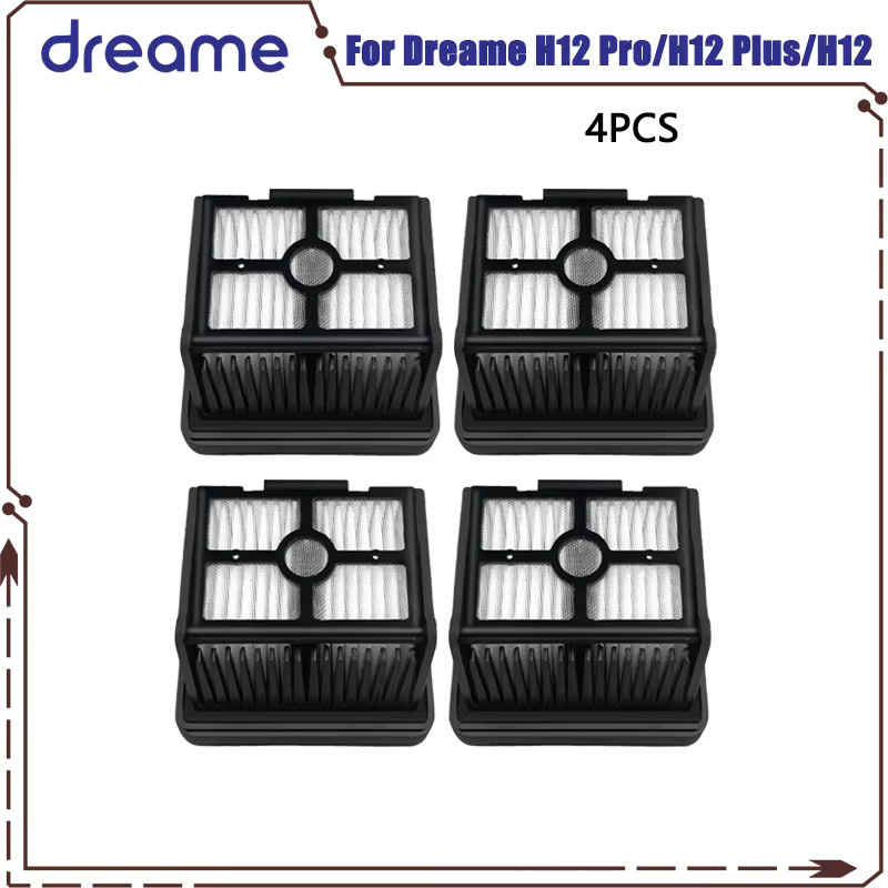 Dreame Ersatzteil-Set für Nass-Trocken-Staubsauger mit weicher Bürste, Roller und HEPA-Filter passend für H12 Pro, H15 Pro, H12 Plus und H12 Core - Bild 4
