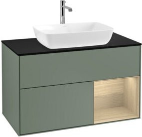 V&B Waschtischunterschrank Finion 100 Wandbeleuchtung in lackierter Ausführung B/T/H: 100 x 50,1 x 50,1 cm - Bild 1
