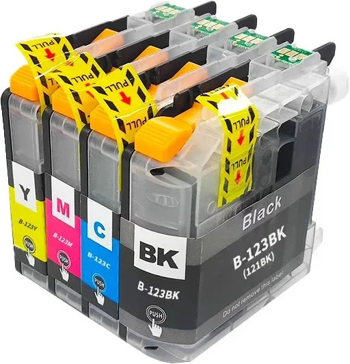Brother LC123 Tintenpatrone Multicolor kompatibel für MFC-J470DW, MFC-J650DW, DCP-J552DW und DCP-J752DW Tintenstrahldrucker - Bild 1