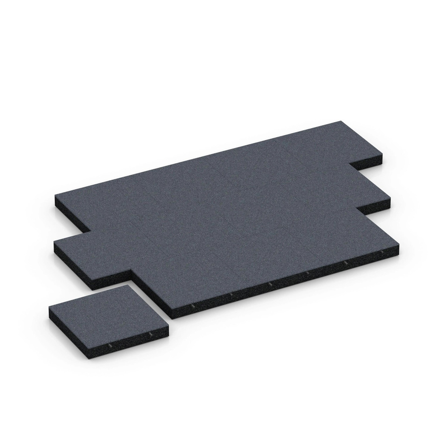 WARCO Fallschutzplatte Schiefergrau B/T/H: 50 x 50 x 8 cm - Bild 2