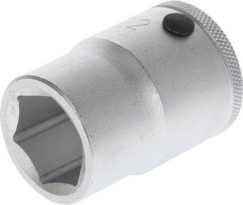Gedore Steckschlüsseleinsatz 6-kant 3/4 Zoll, SW 22 mm, Länge: 5,15 cm, silber - Bild 1