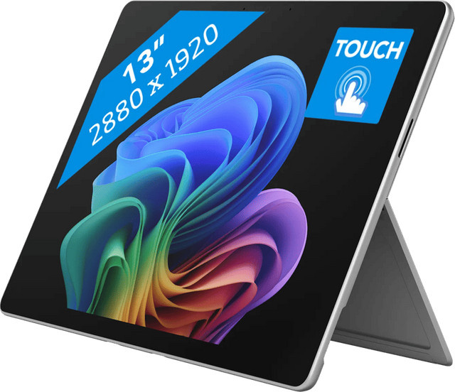 Microsoft Surface Pro 12th Gen mit Qualcomm M10 Prozessor, 16GB RAM und 512GB SSD, 13 Zoll, Silber - Bild 1