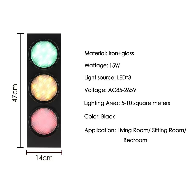 Claeted LED Wandlampe im Industriestil mit Fernbedienung, Schwarz, 15W RGB Vintage Beleuchtung für Wohnzimmer und Bar - Bild 2