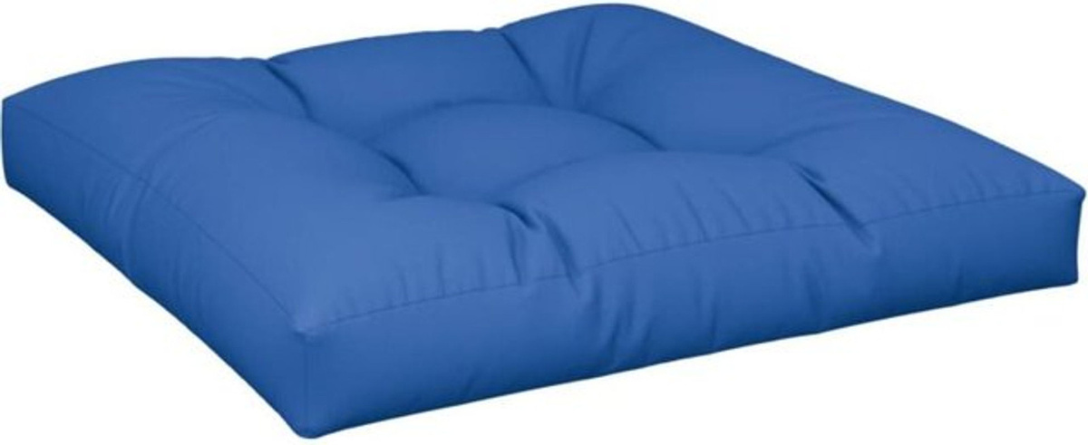 Vidaxl Palettenkissen aus Stoff in Blau, quadratisch, B/T/H: 70 x 70 x 12 cm - Bild 1