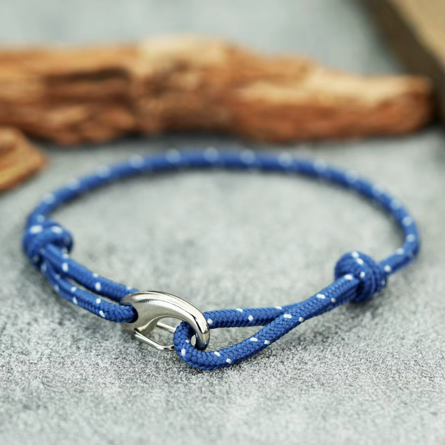 diffone Glücksseil-Armband, mehrfarbig, silberfarben, Unisex - Bild 3