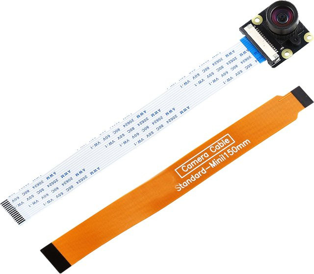 OV9281 Kameramodul für Raspberry Pi 5 4 4B 3B+ Zero 2 W, 1MP Global Shutter, 1280x800, 120 FPS, Schwarz-Weiß, 79-160 Grad - Bild 1