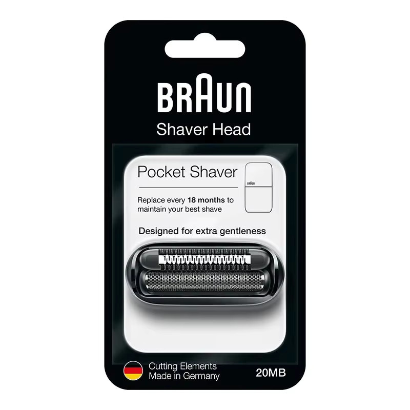 Braun 20 MB Mini-Rasierklinge, Ersatzscherkopf für Braun Xmini 10 - Bild 2