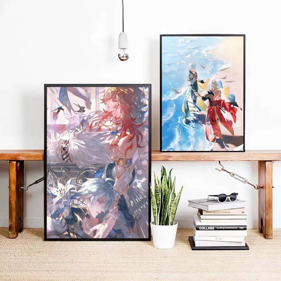 Selbstklebender Anime Game Poster Druck Phaidon And Mydei Star Rail Motiv in Mehrfarbig - Bild 4