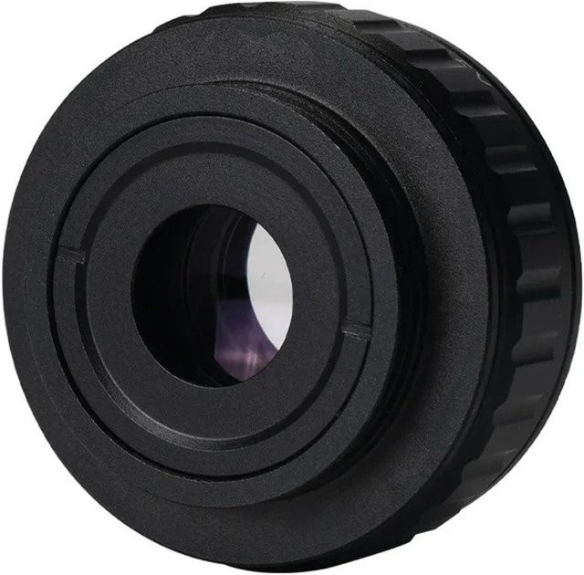 Hayear RF4 Mikroskopobjektiv 0,5x für Stereo-Trinokularmodelle von AmScope in Schwarz - Bild 1