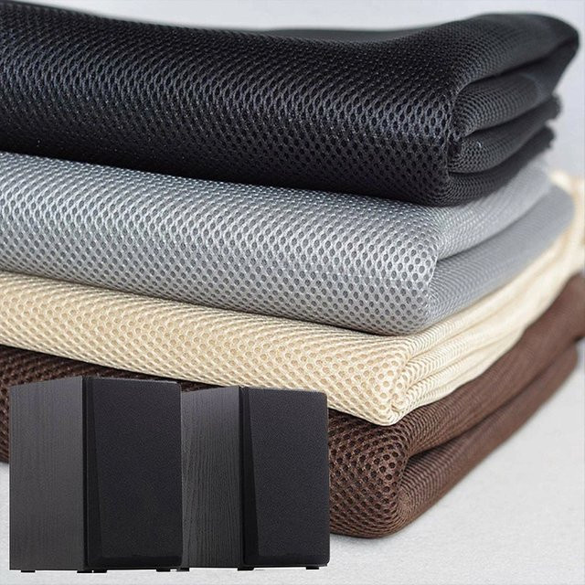 Xintianji Lautsprecher Mesh Tuch Staubdicht und Schalldicht, Abdeckung und Filter Schutzhülle in Schwarz, B: 160 cm, H: 45 cm oder 200 cm, Modell TJ8690 - Bild 1