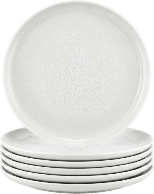 Seltmann Weiden Brotteller Sento Home aus Keramik, Weiß, 6er Set, Durchmesser: 16,3 cm - Bild 1