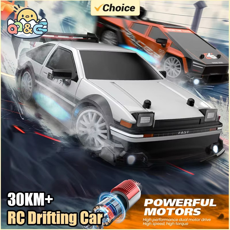 CONUSEA RC Drifting Car, 1:24, 4WD, mit LED-Leuchten, ferngesteuert - Bild 2