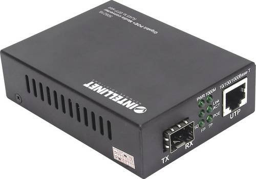 Intellinet 508216 Medienkonverter 1000 MBit/s Ethernet LAN in Schwarz - Bild 1