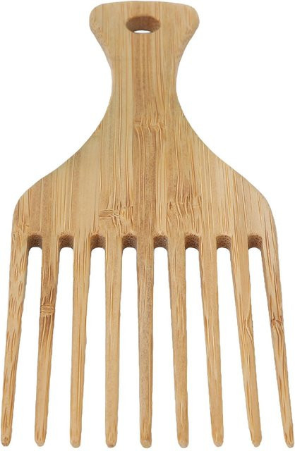 Shoemst Afro Pick Lift Haarkamm, beige - Bild 1