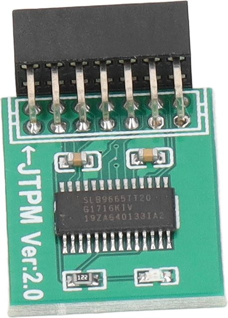 MSI LPC-14-Pin TPM-Sicherheitsmodul in Grün für Windows 11 Upgrade-Tests - Bild 1