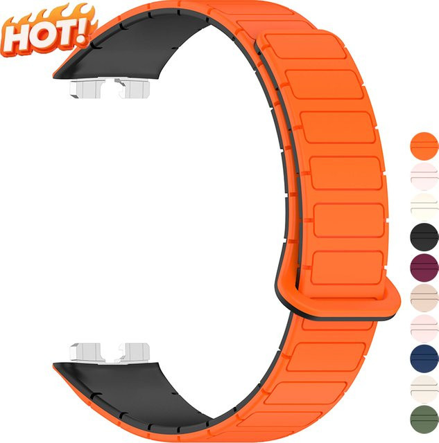 CHIICSMART Uhrenarmband Silikon, White Blue, Unisex - Bild 1
