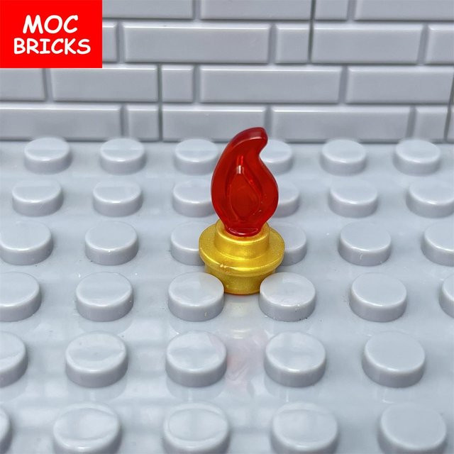 Yiran toy MOC Steine Kerzenflamme Feuer, Bausteine, 30-teiliges Set, ab 6 Jahren - Bild 1