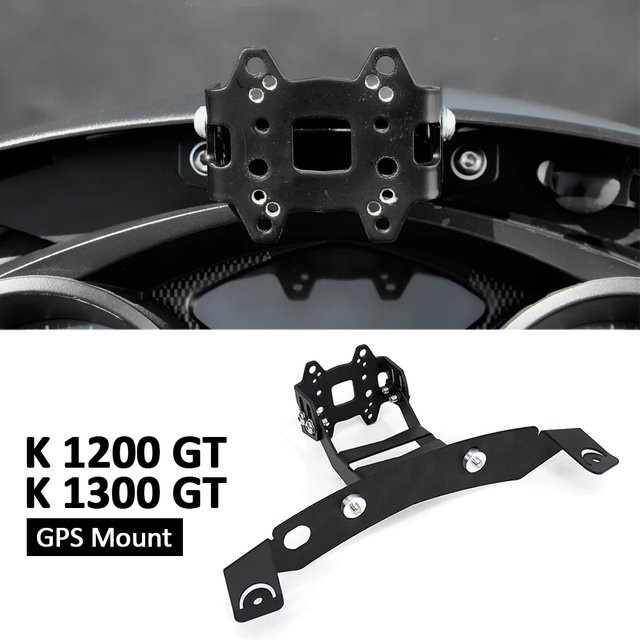 Otilli Motorrad Telefonhalterung und Navigationshalterung für BMW K1300 und K1200 GT in Schwarz - Bild 1
