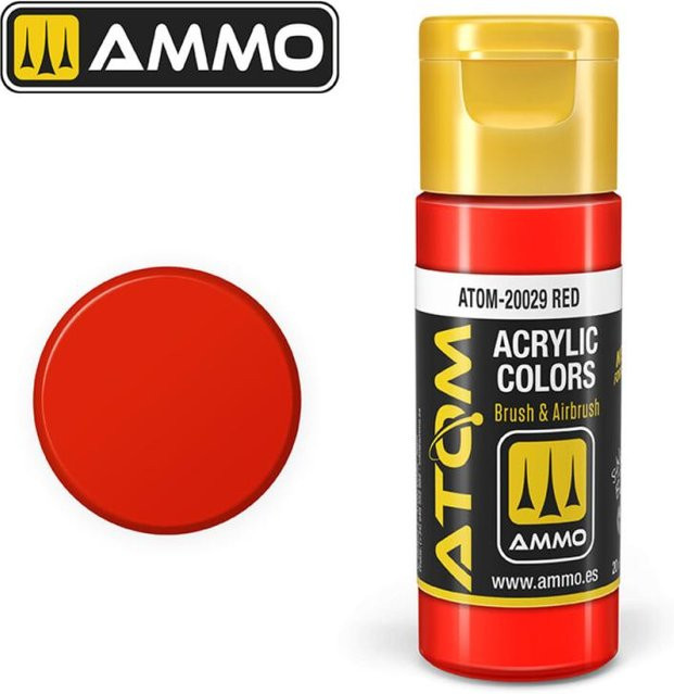 AMMO by MIG Jimenez ATOM COLOR Red, Rot - Bild 1