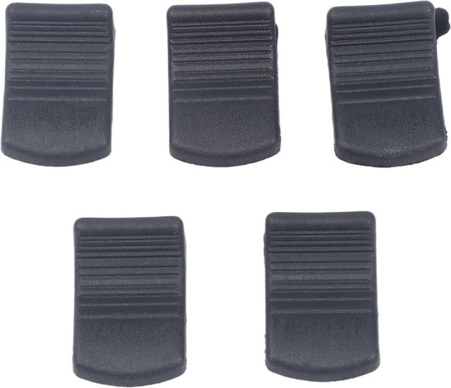 Vibratite 5er Set Ersatz-Schalterknöpfe aus schwarzem Kunststoff für Winkelschleifer 9556NB und 9553NB - Bild 1