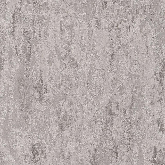 Profhome Tapete Uni glänzend Grau Silber Non-Woven, Breite: 0,53 m, Länge: 10,05 m - Bild 1