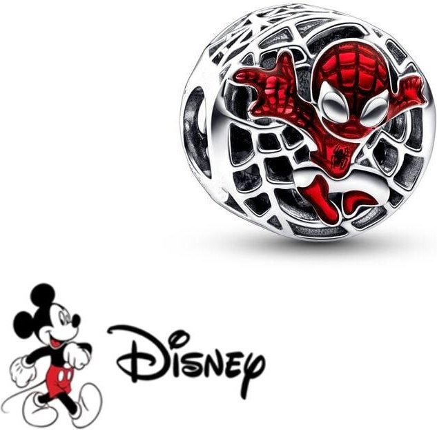 Disney Hängeanhänger Iron Man Spider-Man, Kupfer, Schwarz, Damen - Bild 1