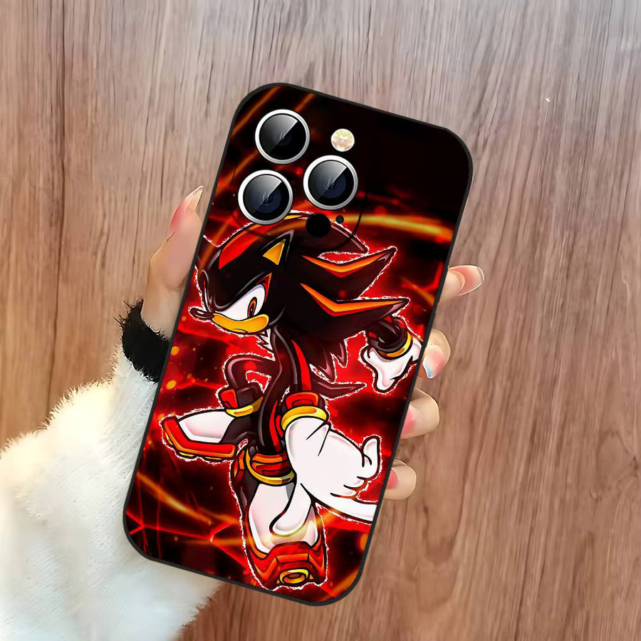Anime The H-Igel S-Shadow Handyhülle in Schwarz für iPhone 17, 16, 15, 14, 13, 11 Pro Max, Plus, X, XR, XS Max und 13 Mini - Bild 4