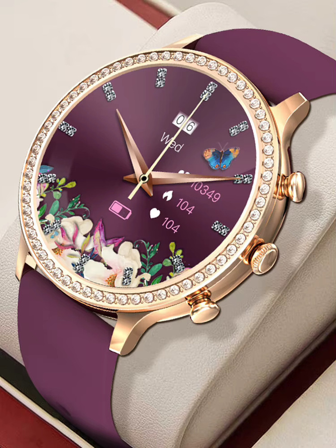 LIGE Smartwatch für Damen in Gold mit Bluetooth-Anruffunktion, Herzfrequenzmessung und wasserdichter Sport-Fitness-Funktion - Bild 7