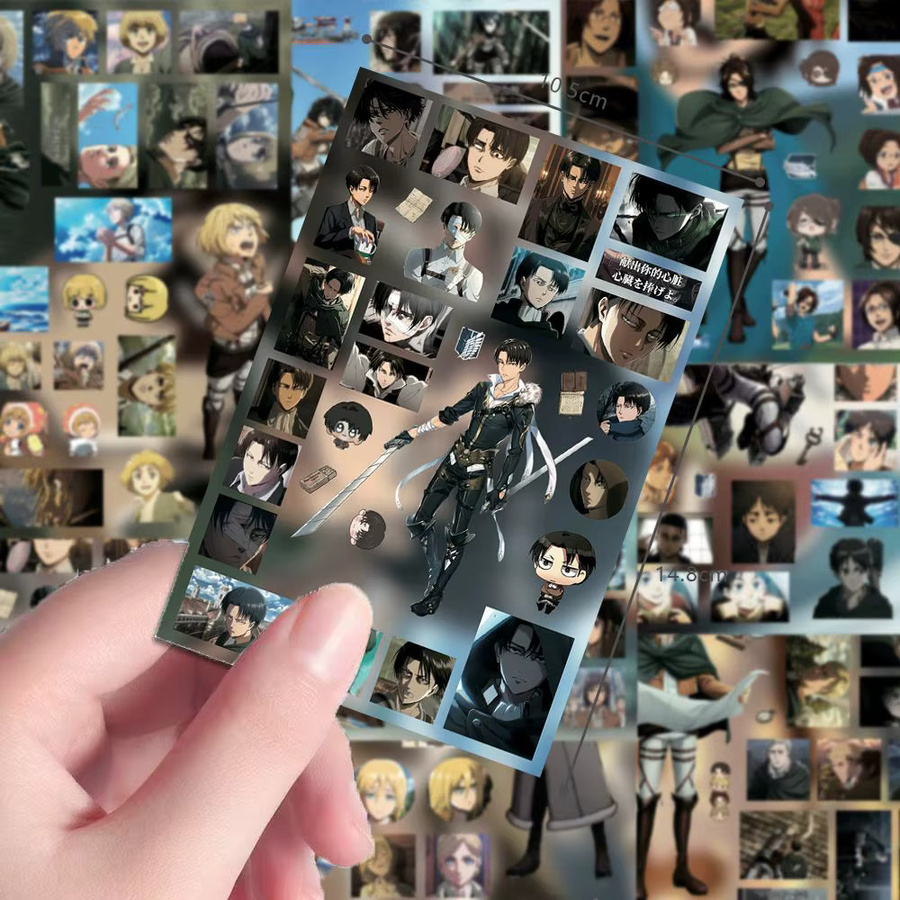 Bandai Attack on Titan Sticker Board, Bunt / Mehrfarbig - Bild 3
