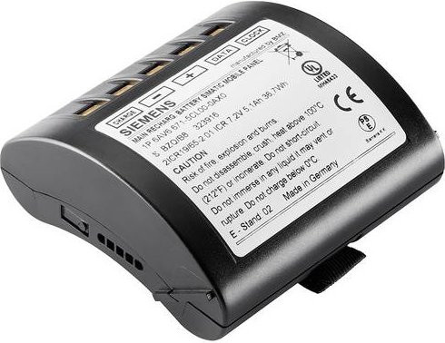 Siemens 6AV6671-5CL00-0AX1 SPS-Hauptakku Li-Ion Pack in Schwarz - Bild 1