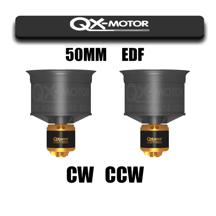 QX-MOTOR EDF-Kanalventilator, 50 mm, 12 Flügel, bürstenloser Motor, Zubehör - Bild 4