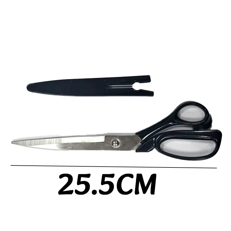 Professionelle Schneiderschere für Stoff und Leder in Schwarz aus Metall - Bild 5