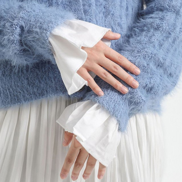 HNKMP Nagel-Fotografie-Requisiten, Chiffon-Handschuhe, Unisex - Bild 1