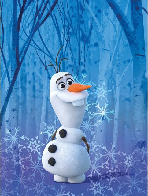 Komar Wandbild Frozen Olaf Crystal, bunt, B/H: 30 x 40 cm - Bild 1