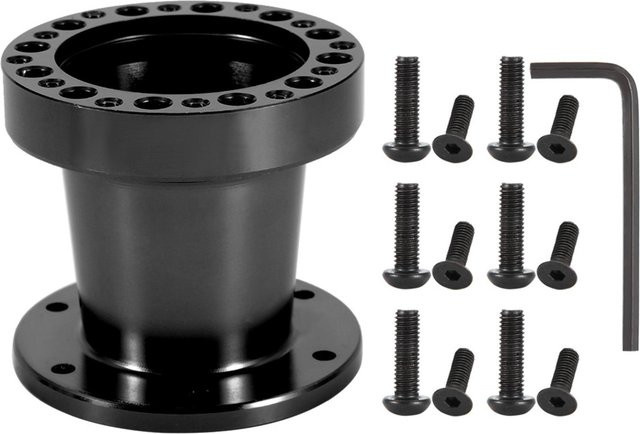 ZY-Sport-N Lenkrad Nabe Adapter Kit aus Aluminium mit 3 Zoll Distanzstück in Schwarz - Bild 1