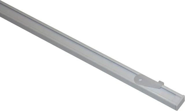 Gardinia Vorhangschienen-Set Lucy 1-läufig Weiß 200 cm aus Aluminium für die Deckenmontage - Bild 1
