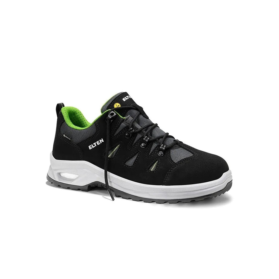 Elten Sicherheitshalbschuh RIWEMO XXP GTX S2 Low ESD in Black Green, Größe 48 - Bild 2