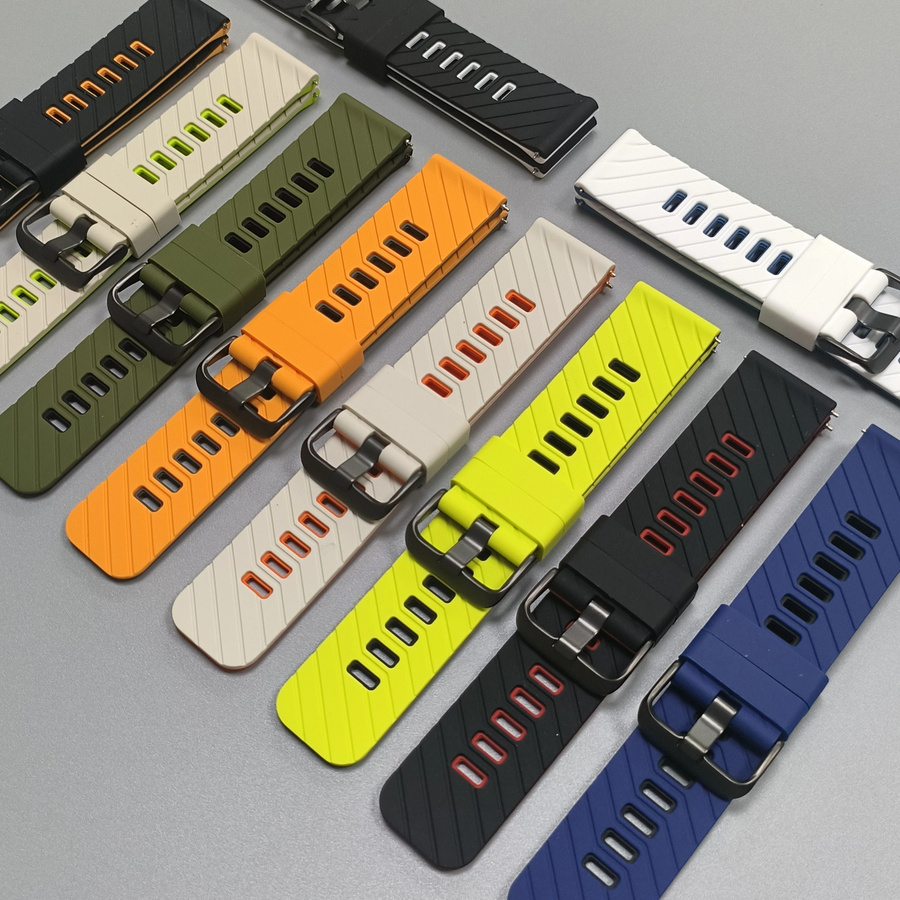 Huami Uhrenarmband Silikon, 22 mm, multicolour - Bild 2