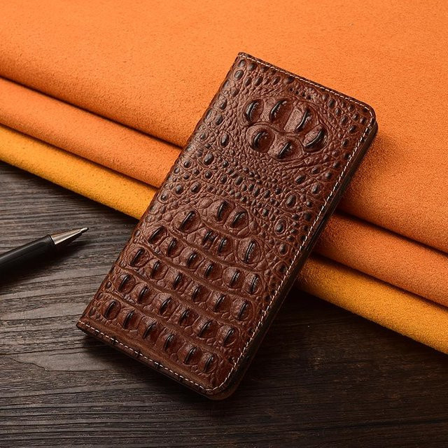 Echtleder Schutzhülle für Samsung Galaxy A-Serie in Schwarz, Braun oder Rot - Bild 1