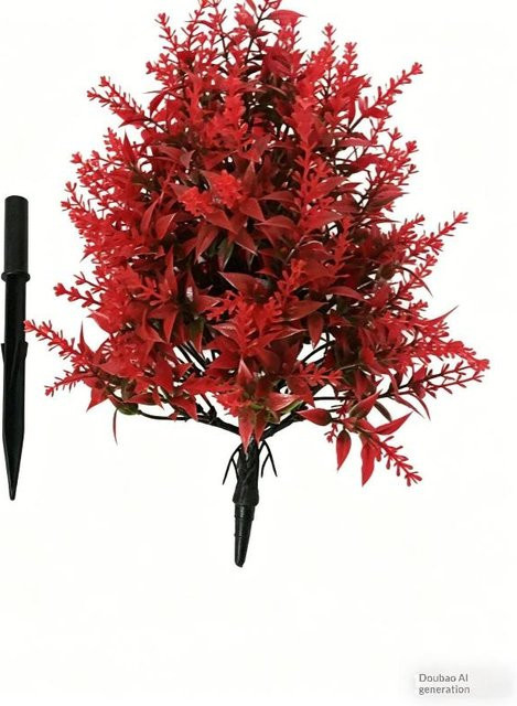 SheyIn Künstliches Persisches Farngras in Schwarz als UV-beständiger Bodenstecker für Garten und Terrasse - Bild 1
