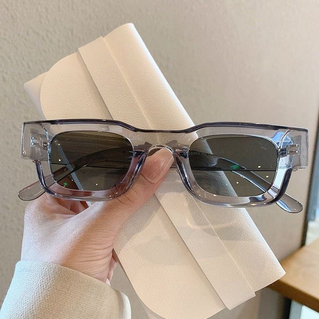 Rechteck Sonnenbrille, Unisex, Vollrand, Kunststoff - Bild 1
