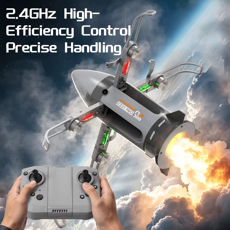 ANTSIR RC Starship Flugzeug, Raketen-RC-Drohne, mit Sprühfunktion - Bild 6