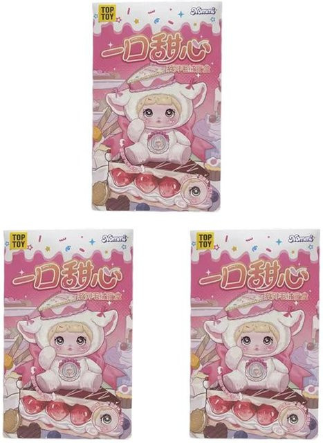 Nuomi'Er Süße Bissen Serie Plüsch Blind Box, Puppe Figur, ab 14 Jahren - Bild 1