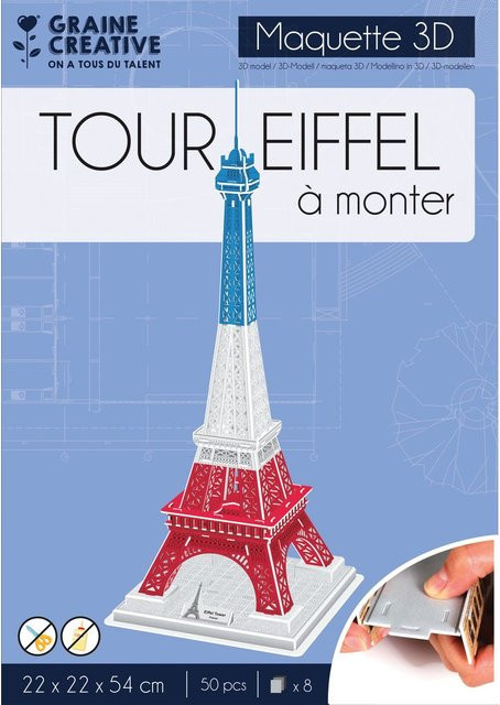 Graine Creative Eifelturm 3D Modell Bastelset - Bild 1