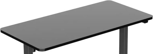 Jet-Line Tischplatte für höhenverstellbare Schreibtische in Schwarz, B: 140 cm, T: 70 cm - Bild 1