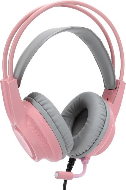 Koogeelife Gaming Headset H200 Over-Ear Kopfhörer mit 7.1 Surround Sound und Mikrofon in Rosa - Bild 1