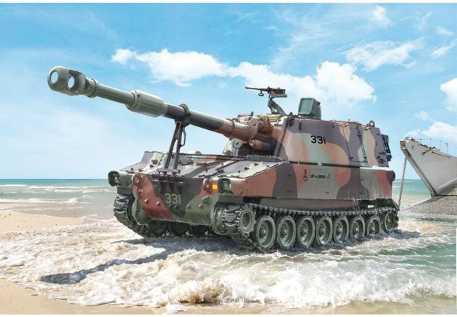 Italeri M-109/A2-A3G Haubitze, Fahrzeug, 1:35 - Bild 1
