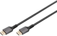 Digitus DisplayPort 1.4 Premium Anschlusskabel für UHD 8K in Schwarz und Grau - Bild 1