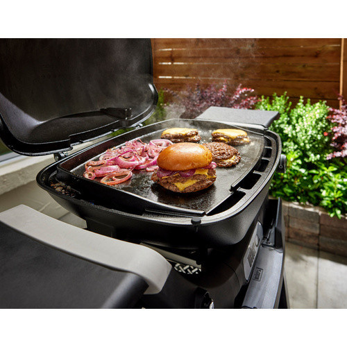 Weber Grillplatte Plancha aus porzellanemailliertem Gusseisen für Q 2000N-Serie, schwarz - Bild 3